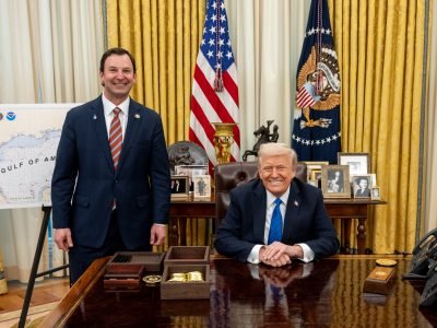 Craig Goldman — campaign photograph with Donald Trump; no Omar endorsement is implied