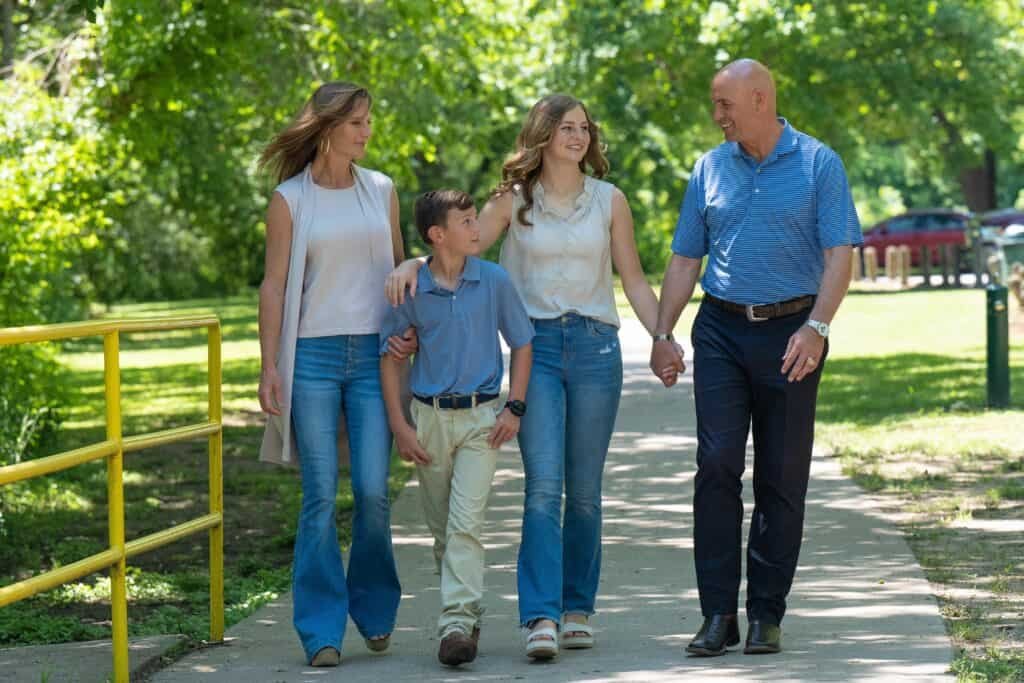 Jake Ellzey — family photograph from his campaign biography