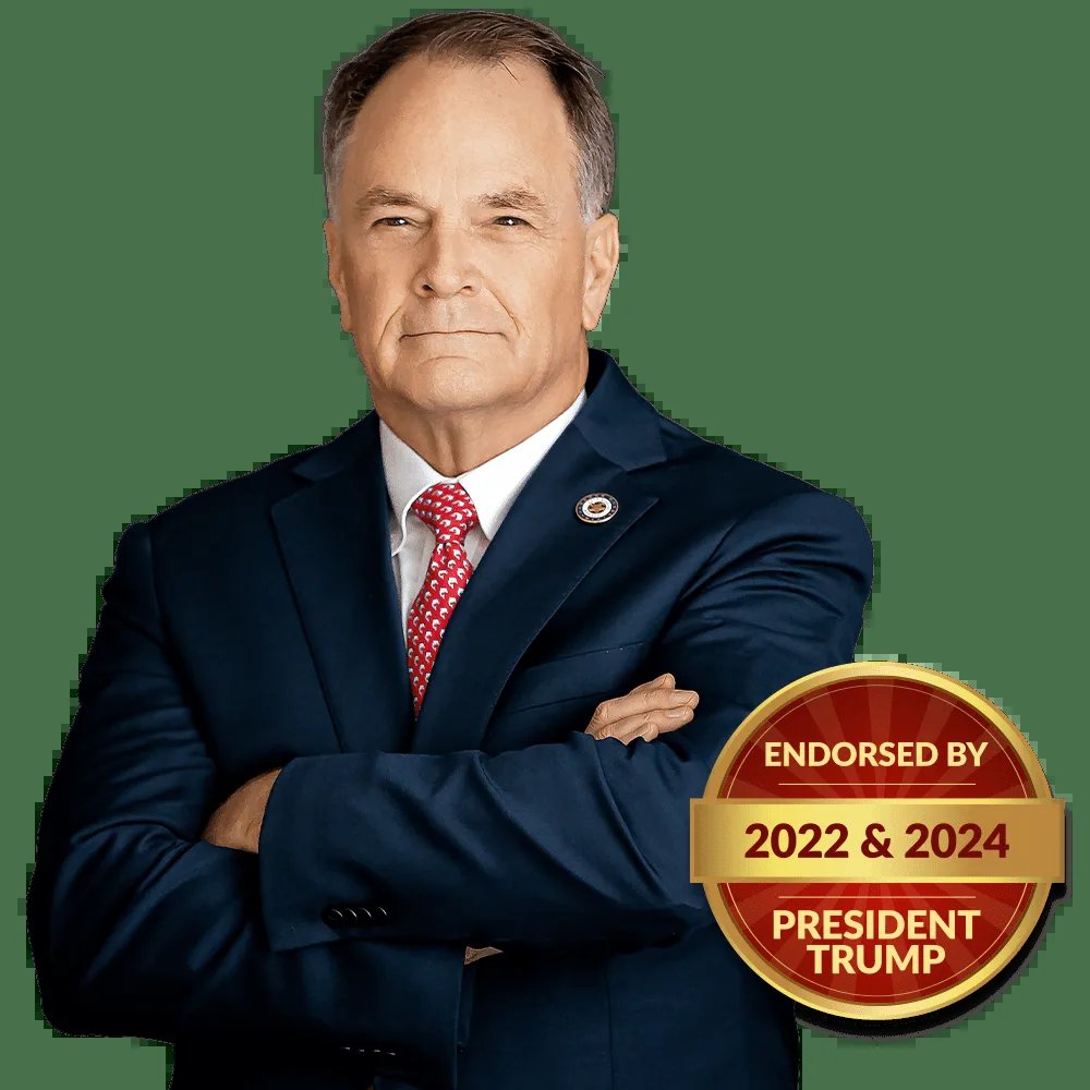 Steve Toth — photograph in a campaign graphic; endorsement badge is campaign messaging